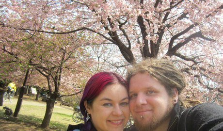 The Cherry Blossoms are out at Mitaka park